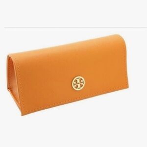 Tory Burch soft sunglasses case orange